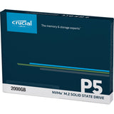 Crucial – P5 2TB 3D NAND NVMe M.2 Internal Solid State Drive