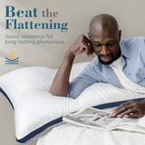 viewstar Bed Pillows King Size Set of 2, Hotel Quality, Down Alternative Big Pillow for Back, Stomach or Side Sleepers, Firm