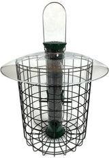 Droll Yankees 344305 Squirrel Proof, Caged Sunflower Bird Feeder, 20-Inch, Black