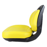 E-AUC11188 Deluxe Yellow Seat for John Deere Lawn Tractors X360, X340, X324, X320, X300R, X304, X300, X305R, X310, X330, X350, X350R, X354, X384, X380, X370, X394, X390, X580, X570+