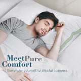 viewstar Bed Pillows King Size Set of 2, Hotel Quality, Down Alternative Big Pillow for Back, Stomach or Side Sleepers, Firm