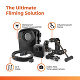 Brinno BCC2000 Plus Construction Camera Bundle – Includes: Full HD TLC2000 Time Lapse Camera, 32-ft Extender for Laptop/Tablet, Clamp Mount & Waterproof Case – 1 Year Battery – 2 Pack