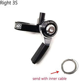 Getno Bicycle Brake Lever Changing Gears Bicycle Internal Right 3 5 9, Gearbox Reducer for Bicycle Folding Derailleurs Handles Change Bicycle Road