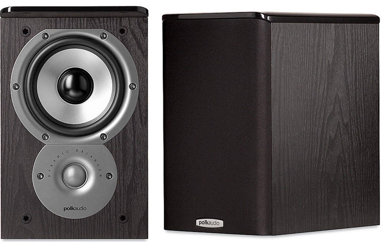 Polk Audio TSi100 Bookshelf Speakers (Pair, Black)