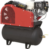 NorthStar Portable Gas Powered Air Compressor – Honda GX390 OHV Engine, 30-Gallon Horizontal Tank, 24.4 CFM at 90 PSI