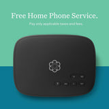 ooma DP1-T Wireless Business Desk Phone. Connects wirelessly to ooma Telo Base Station. Works with ooma Telo VoIP Free Internet Home Phone Service,Black