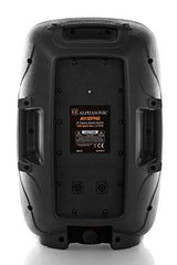 Pair Alphasonik All-in-One 12×22 Powered 1500W Pro DJ Amplified Loud Speakers with Bluetooth USB SD Card Aux MP3 FM Radio PA Sys
