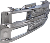 Garage-Pro Grille Assembly Compatible with CHEVROLET C/K FULL SIZE P/U 1994-2000/SUBURBAN 1994-1999 Mesh Insert All Chrome with Dual/Composite HL