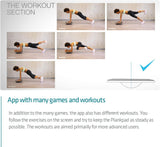 Plankpad PRO – Plank Board Core Trainer & Full Body Fitness while Playing Games & Workouts on iOS/Android App – Balance Board, Exercise Equipment