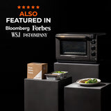 Tovala Gen 2 Smart Steam Large Countertop WiFi Oven | 5 Mode Programmable Oven and Smartphone Controlled | Toast, Steam, Bake, Broil and Reheat | Black & Stainless Steel Convection and Toaster Oven