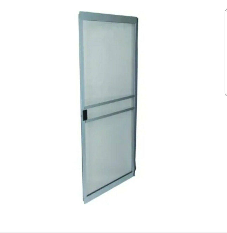 48 x 78-81 Heavy Duty Sliding Screen Door White