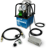 TEMCo HP0006 – Electric Hydraulic Pump Power Pack Unit 2 Stage Single Acting 110v 10k psi 488 Cubic in Capacity