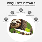 Elastic Exercise Headband for Men & Women Moisture Wicking Athletic for Running, Gym, Working Out Cute Sloth Pattern