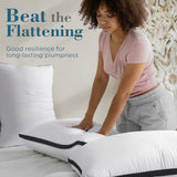 viewstar Bed Pillows King Size Set of 2, Hotel Quality, Down Alternative Big Pillow for Back, Stomach or Side Sleepers, Firm