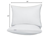 viewstar Bed Pillows King Size Set of 2, Hotel Quality, Down Alternative Big Pillow for Back, Stomach or Side Sleepers, Firm