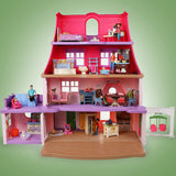 Sweet Li’l Family Dollhouse People Set of 9 Action Figure Set – Grandpa, Grandma, Mom, Dad, Sister, Brother, Toddler, Twin Boy & Girl