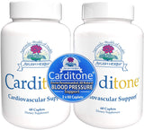 Ayush Herbs Carditone, Unbeatable Blood Pressure and Cardiovascular Support Herbal Supplement, 60 Tablets