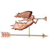 Good Directions Angel with Arrow Weathervane – Pure Copper
