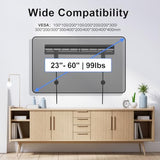 Suptek Studless TV Wall Mount for Most 23-60 Inch TVs up to 99 lbs, Low Profile No Drill TV Mount, Drywall TV Bracket with Max VESA 400x400mm, No Stud, No Drill, Easy Install, MF8