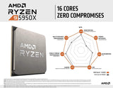 AMD Ryzen 9 5950X 16-core, 32-Thread Unlocked Desktop Processor