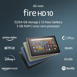 Amazon – Fire HD 10 – 10.1×22- Tablet – 32 GB – Black