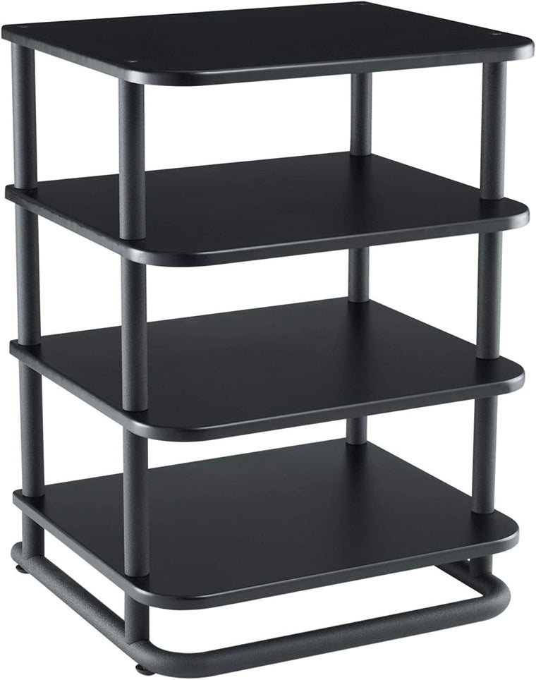 Sanus AV Media Stand with Built-in Cable Mangement & Adjustable Feet – Heavy Duty Design Holds 400lbs of Audio/Video Components – Features Simple 15-Minute Install & Includes All Hardware
