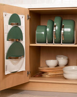 Caraway Deluxe Nonstick Ceramic Cookware Set (16 Piece) Pots, Frying Pans, Lids and Kitchen Storage – PFAS & PFOA Free – Oven Safe Ceramic Pan Set & Compatible with All Stovetops – Sage