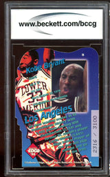1996 Collector’s Edge Key Kraze Die Cuts #3 Kobe Bryant Rookie BGS BCCG 9 NM+