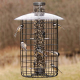Droll Yankees 344305 Squirrel Proof, Caged Sunflower Bird Feeder, 20-Inch, Black